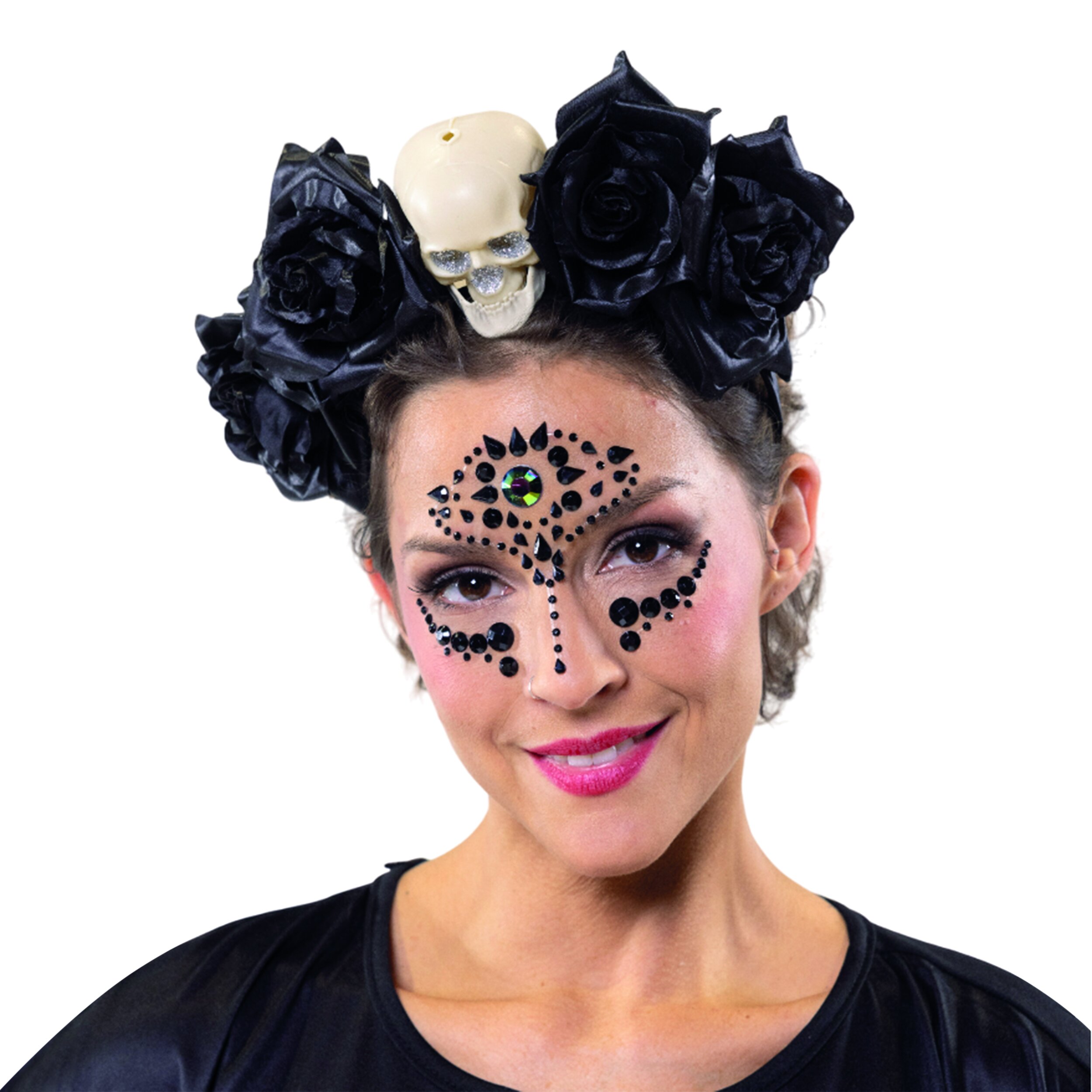 La Catrina Haarreif schwarz