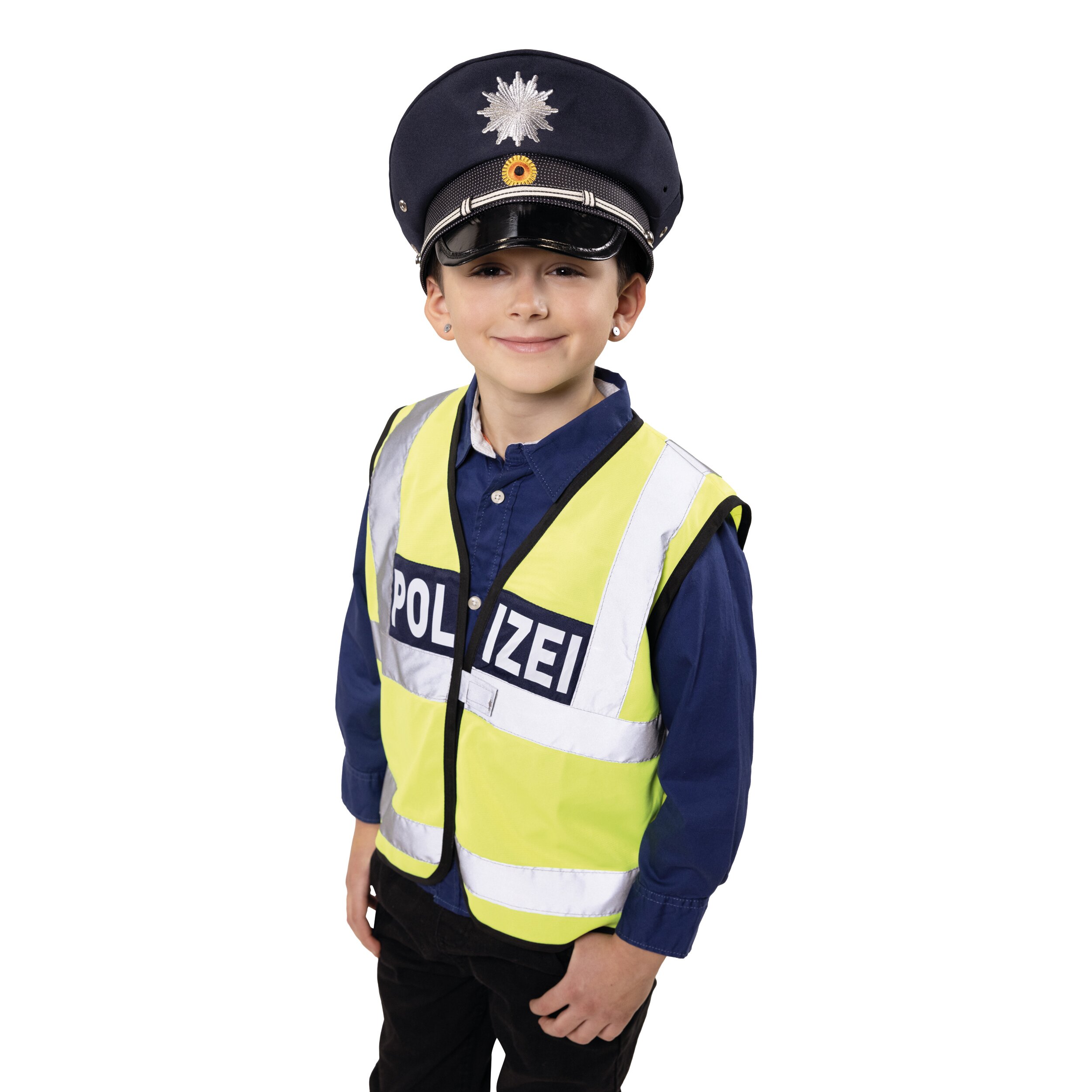 Polizeimütze Kind hochwertige Ausführung