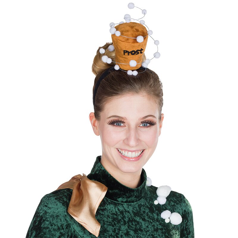 Champagne cork headband