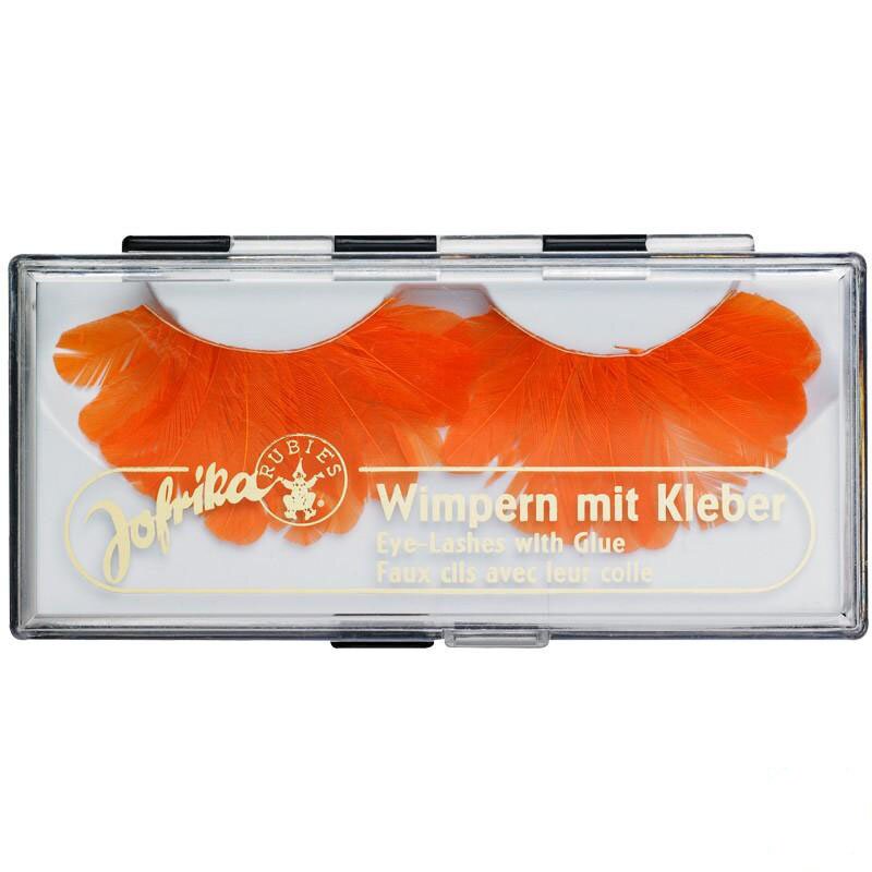 Federwimpern orange