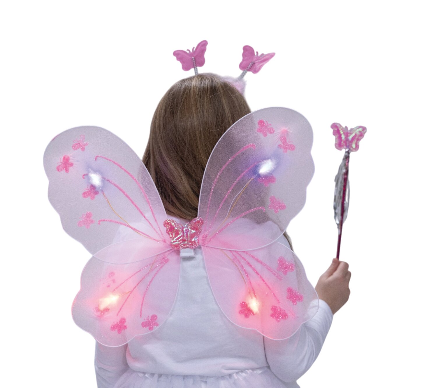 Flügel Set LED Kinder 3tlg  (inkl. Batterien)