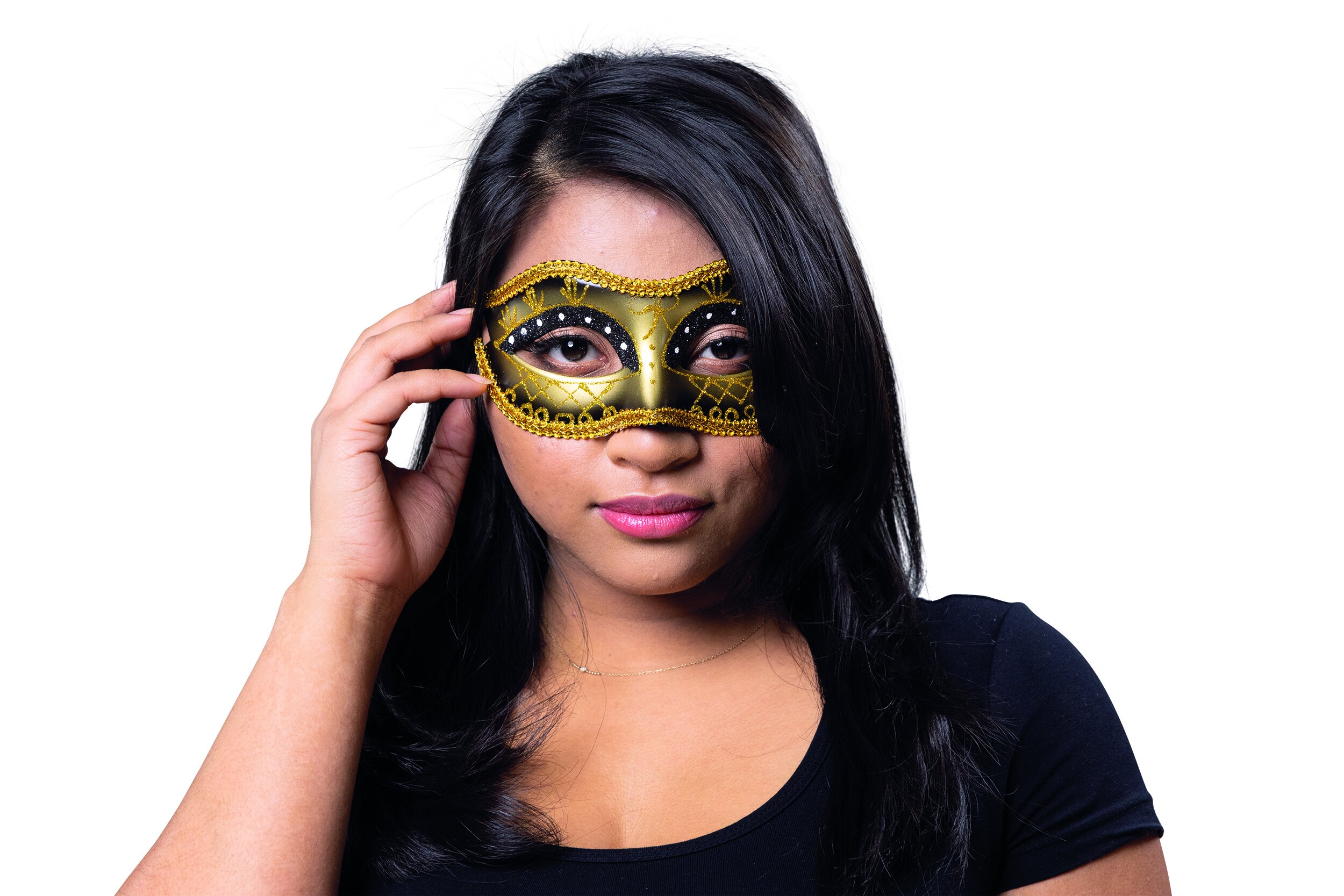 Venizianer Maske gold