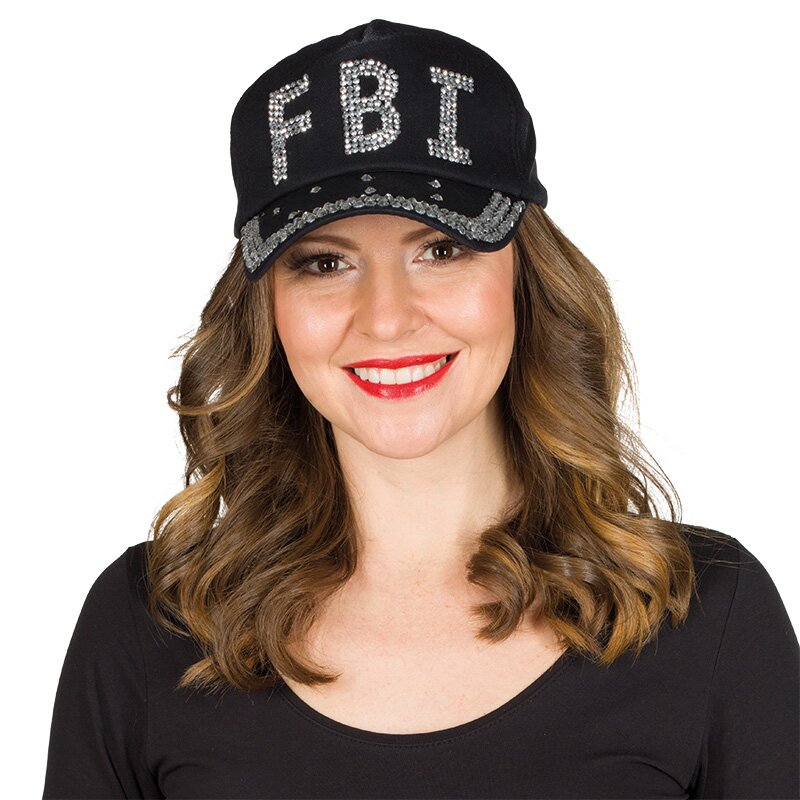 FBI Cap Strass