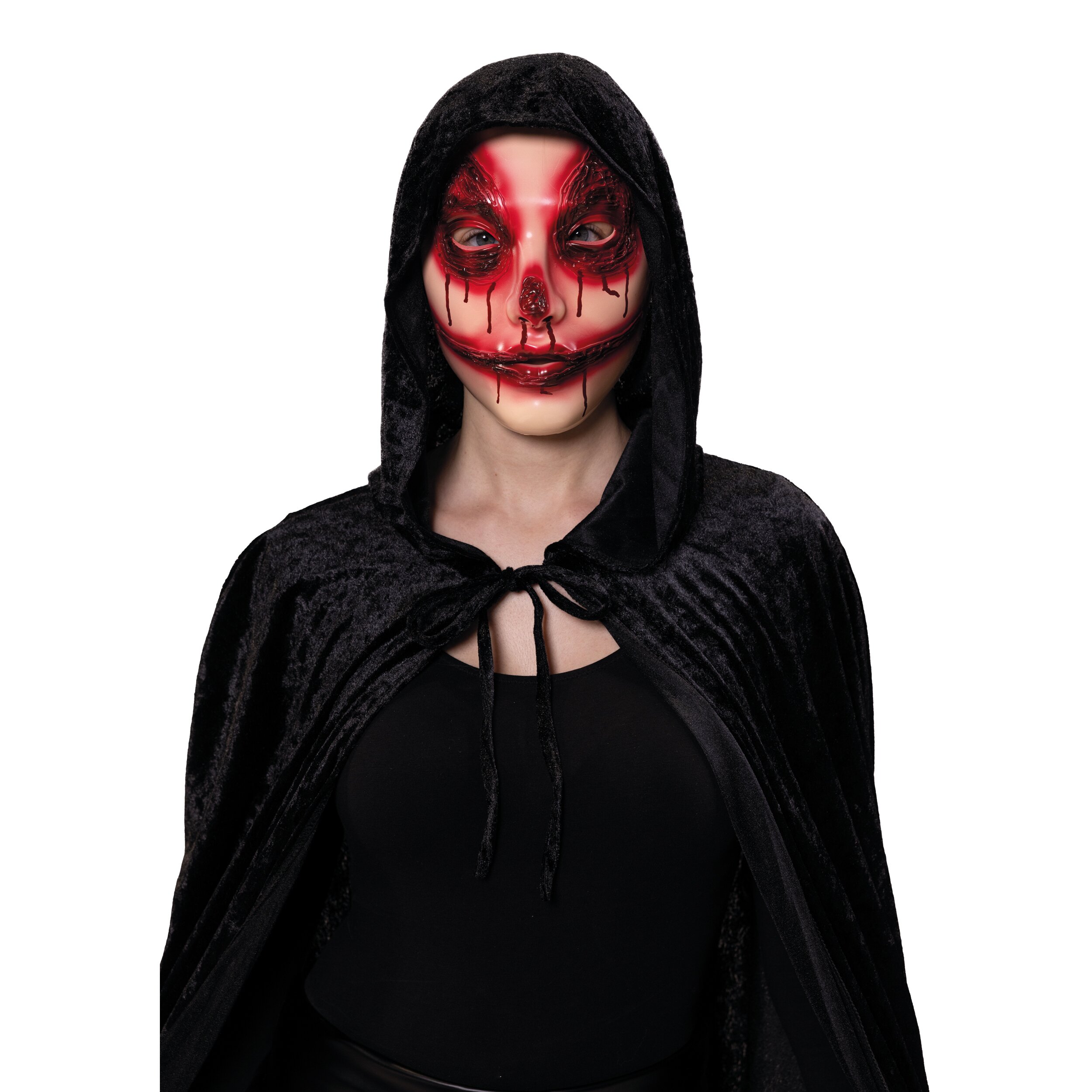 Blutige Nightmare Maske mit Horror-Lächeln, für Erwachsene