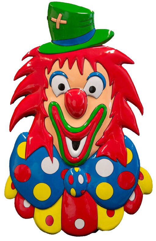 Clowndeko Clown mit Hut