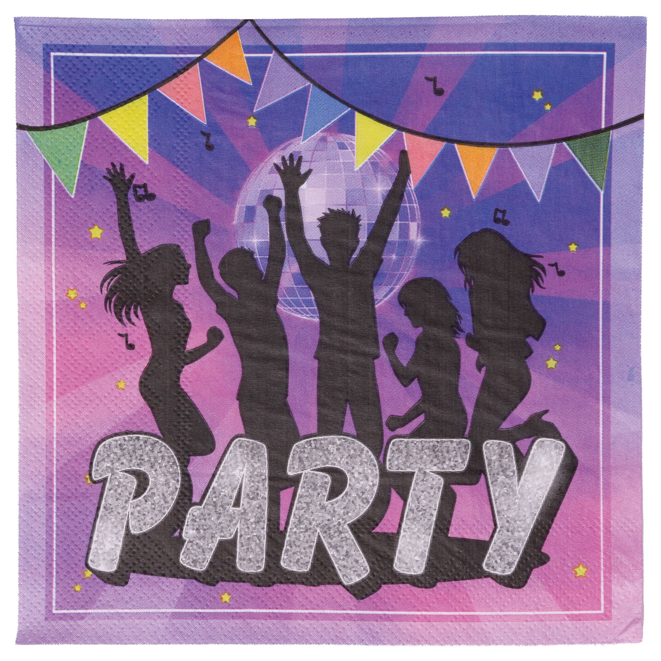 Papierservietten Party 20tlg.2-lagig,33x33 cm