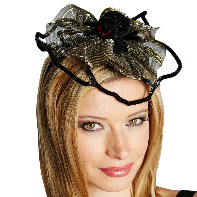 Sidernet with spider on headband