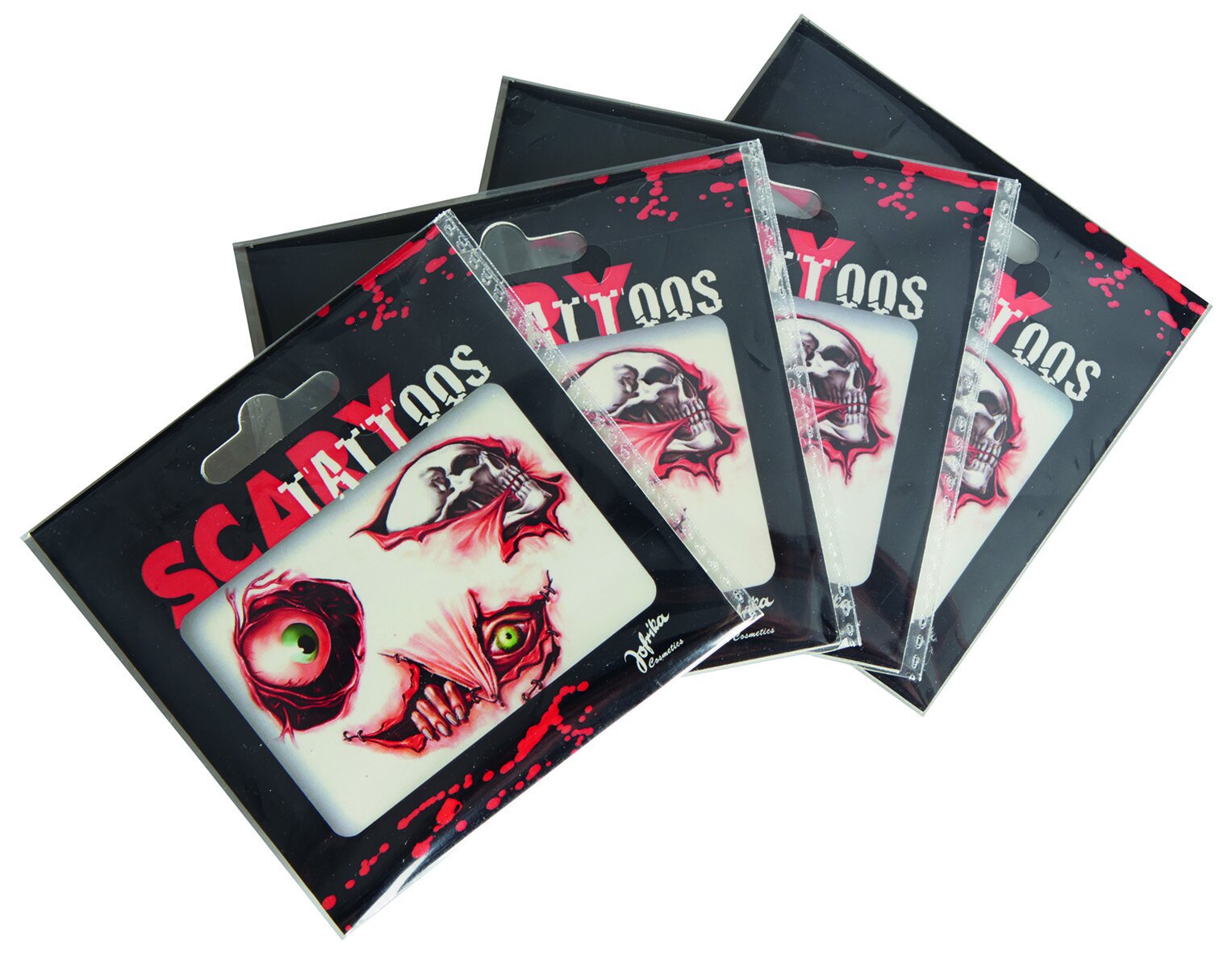 Horror Tattoos, 30 Stk., Display