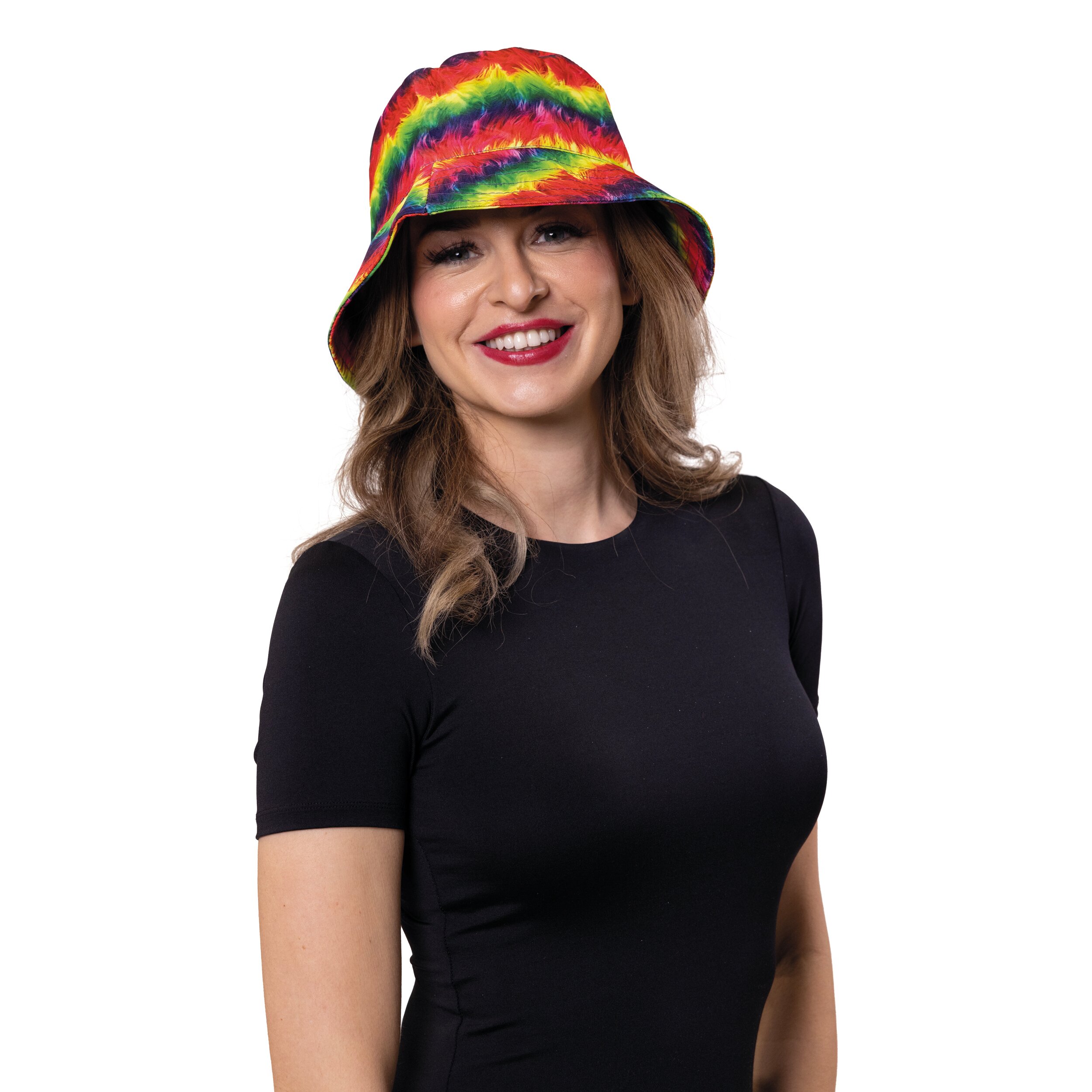 Rainbow Fishermans Hat