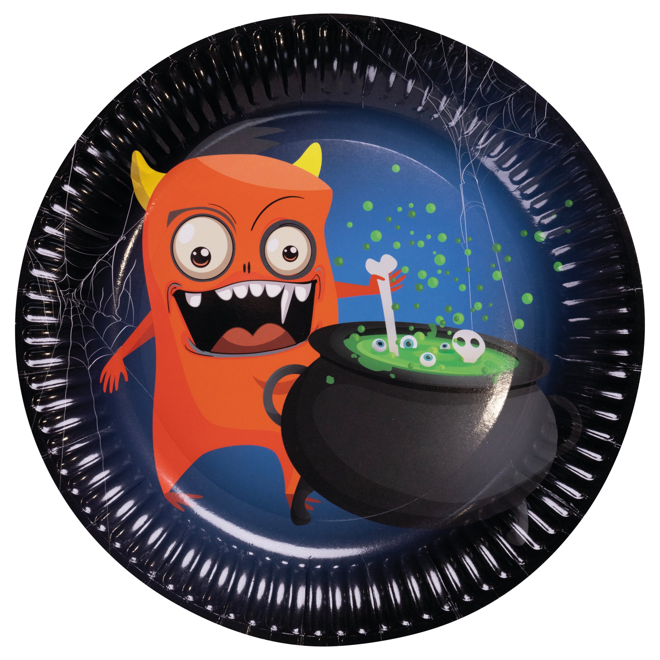 Pappteller Monster 6tlg.Ø ca. 23 cm