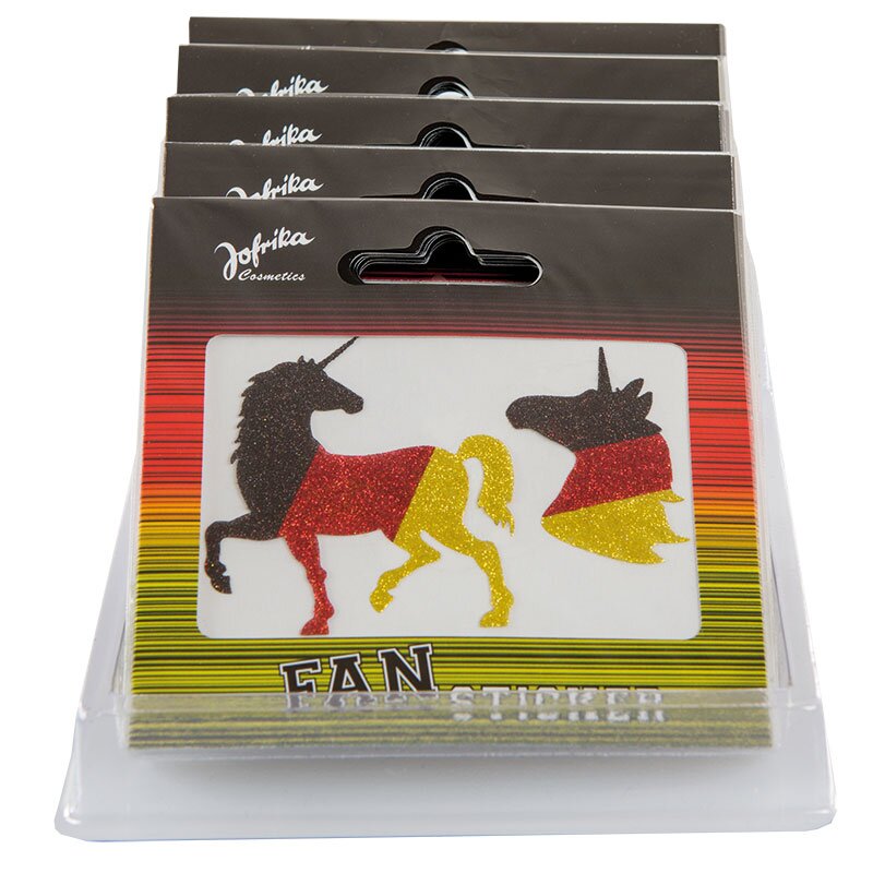 Fan Sticker Unicorn, 25 Stk., Display