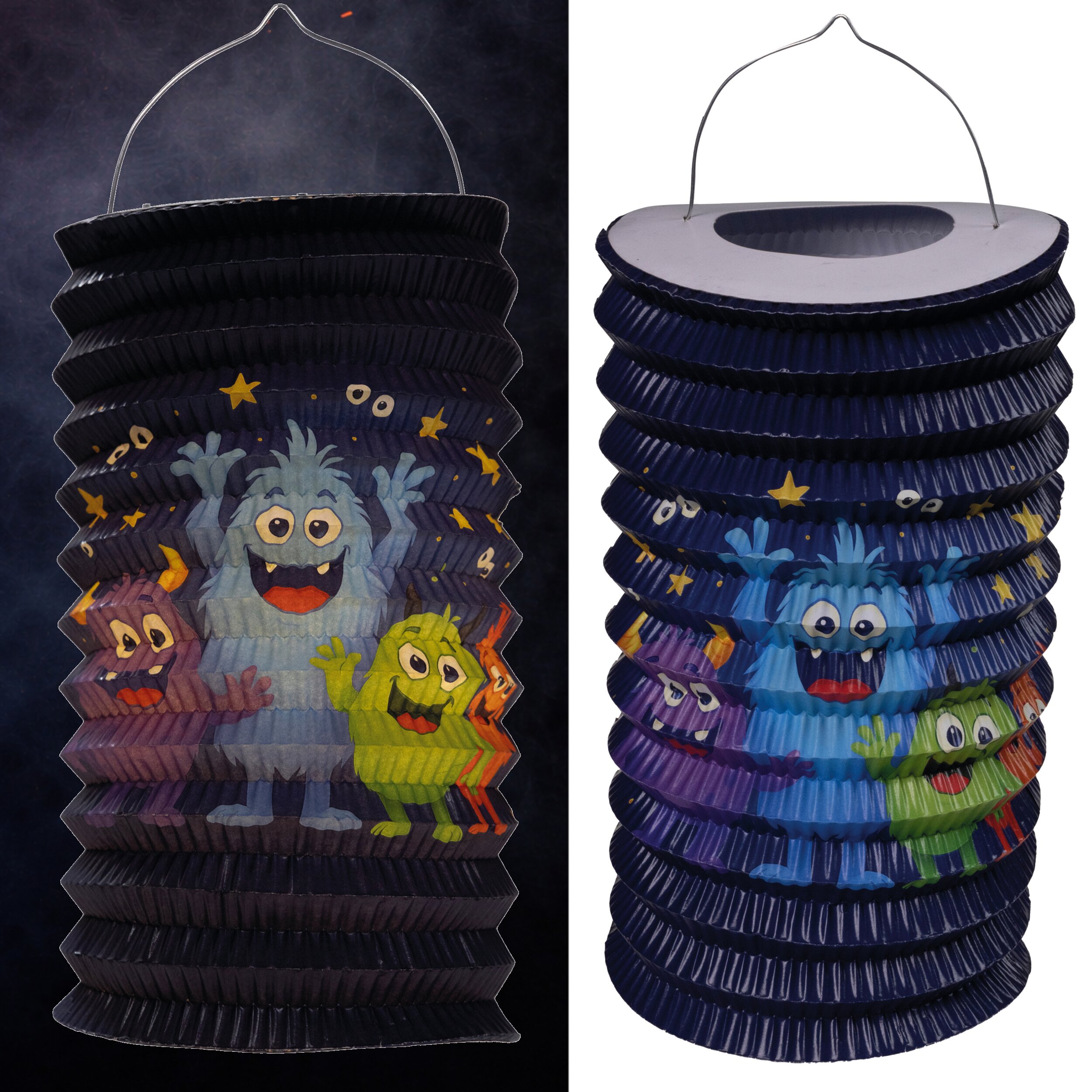 Monster Laterne, 28 cm hoch