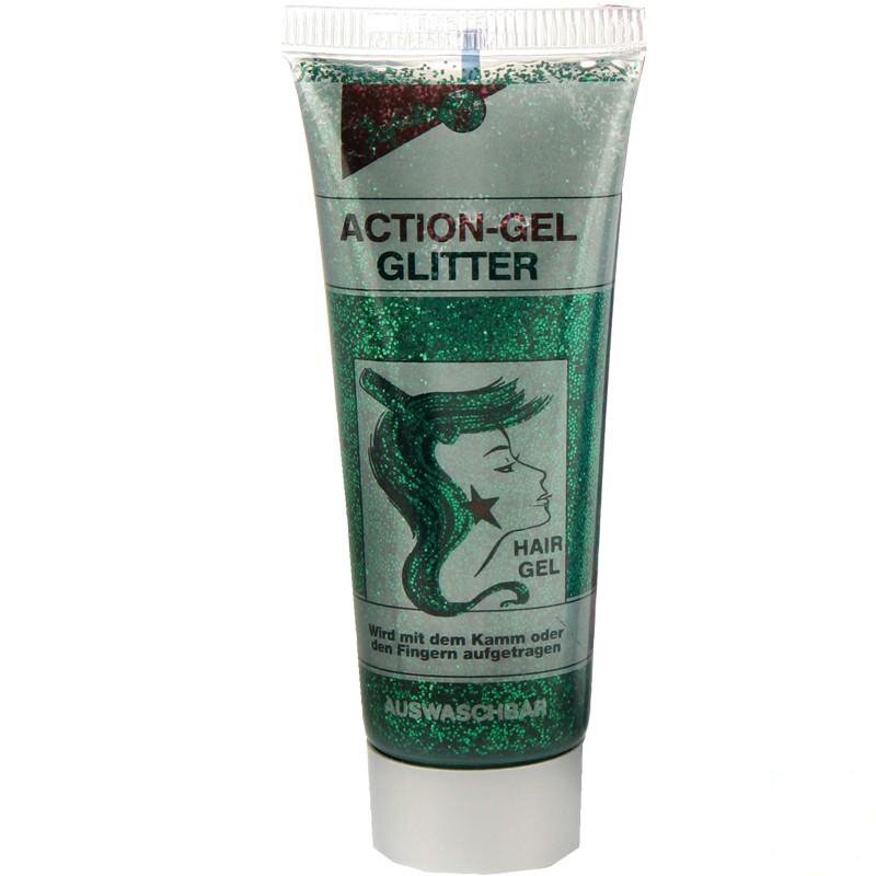 Action-Gel Glitter grün