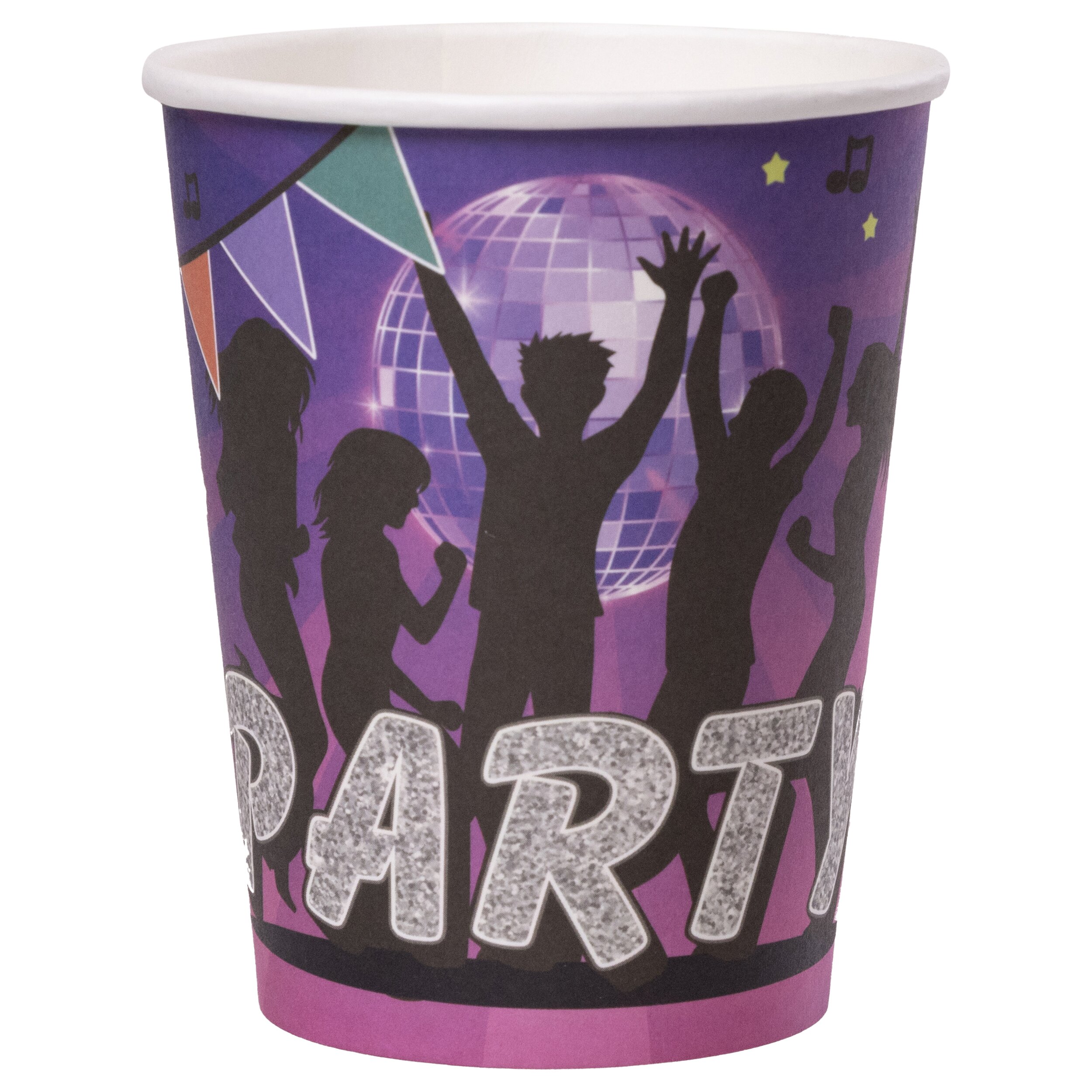 Pappbecher Party 6tlg., ca.266 ml