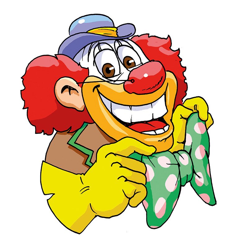 Clowndeko Handschuhe 45 x 78 cm