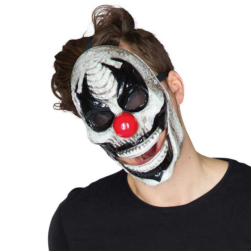 Clown Maske mit beweglichem Mund