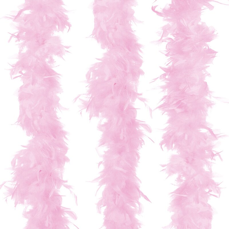 Feather boa, pink