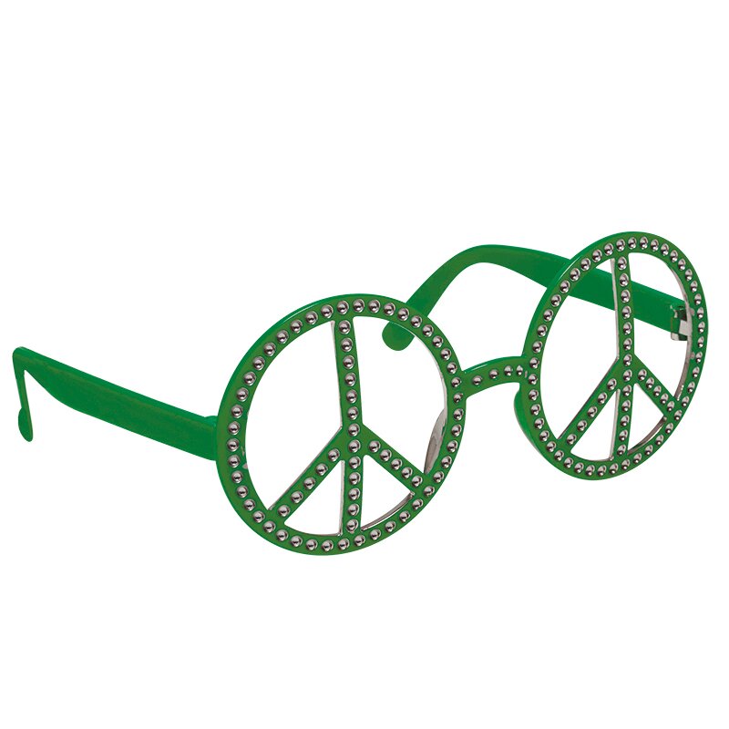 Peace Brille grün