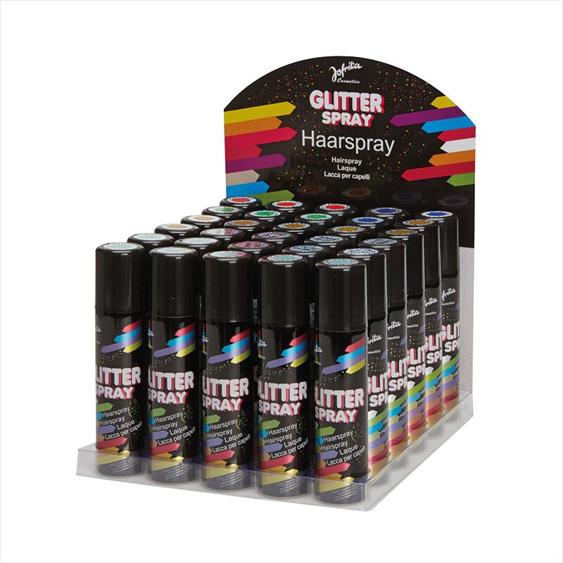 Glitter Spray, 20 Stk., Display