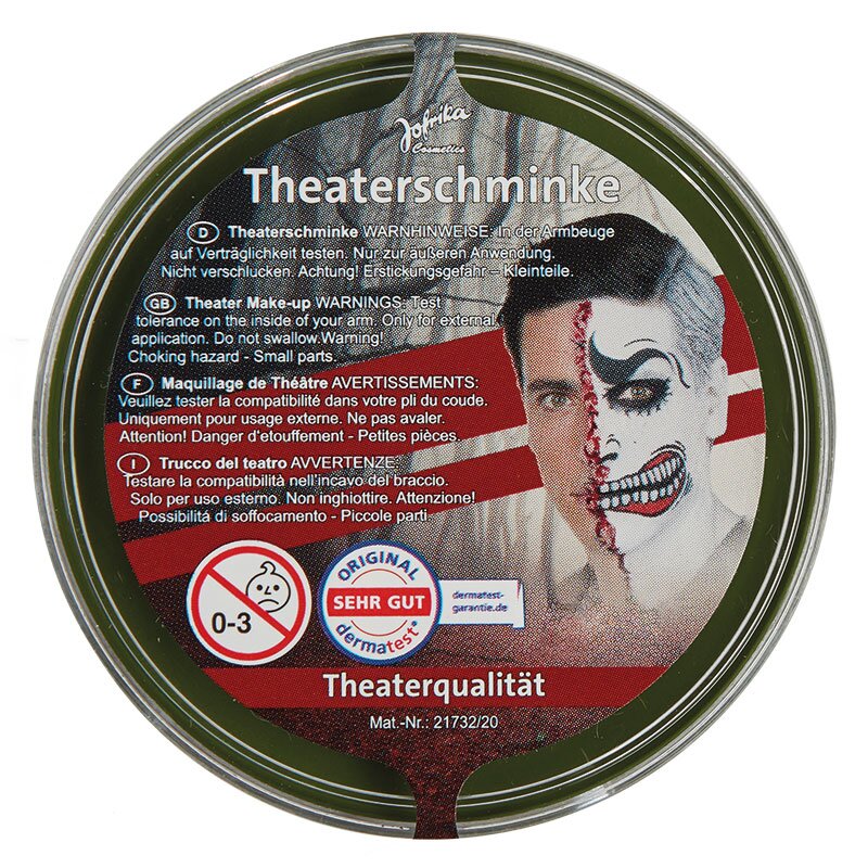 Theaterschminke grün Halloween