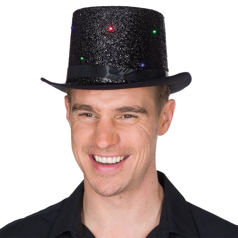 Zylinder LED schwarz inkl. Batterien