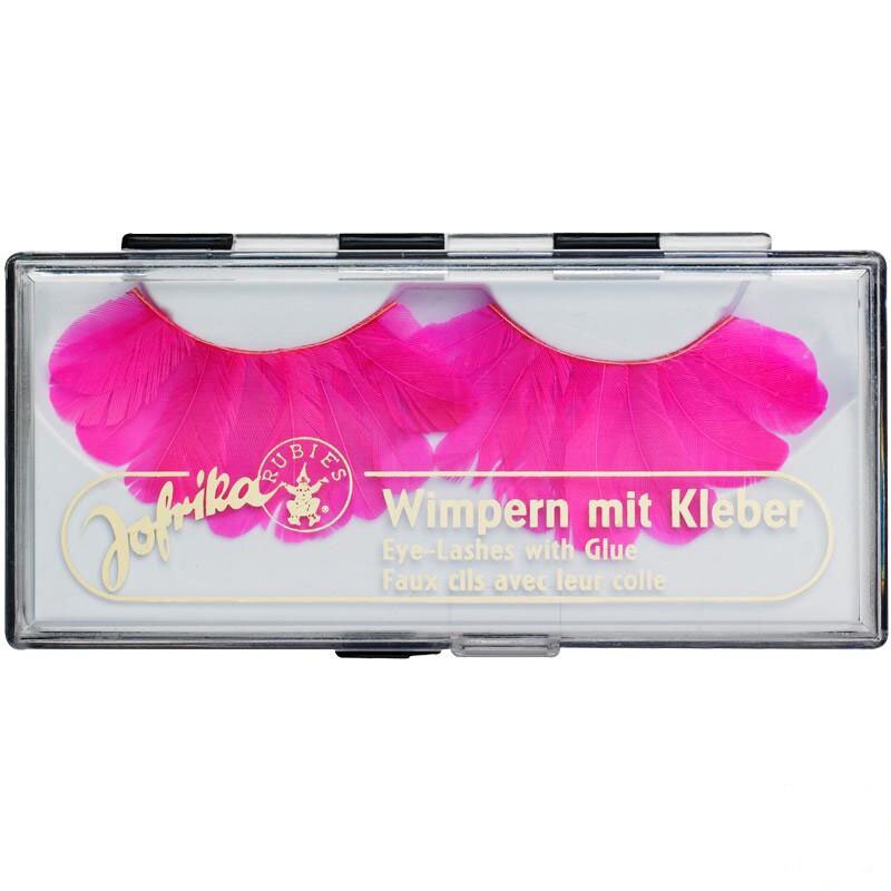 Federwimpern pink