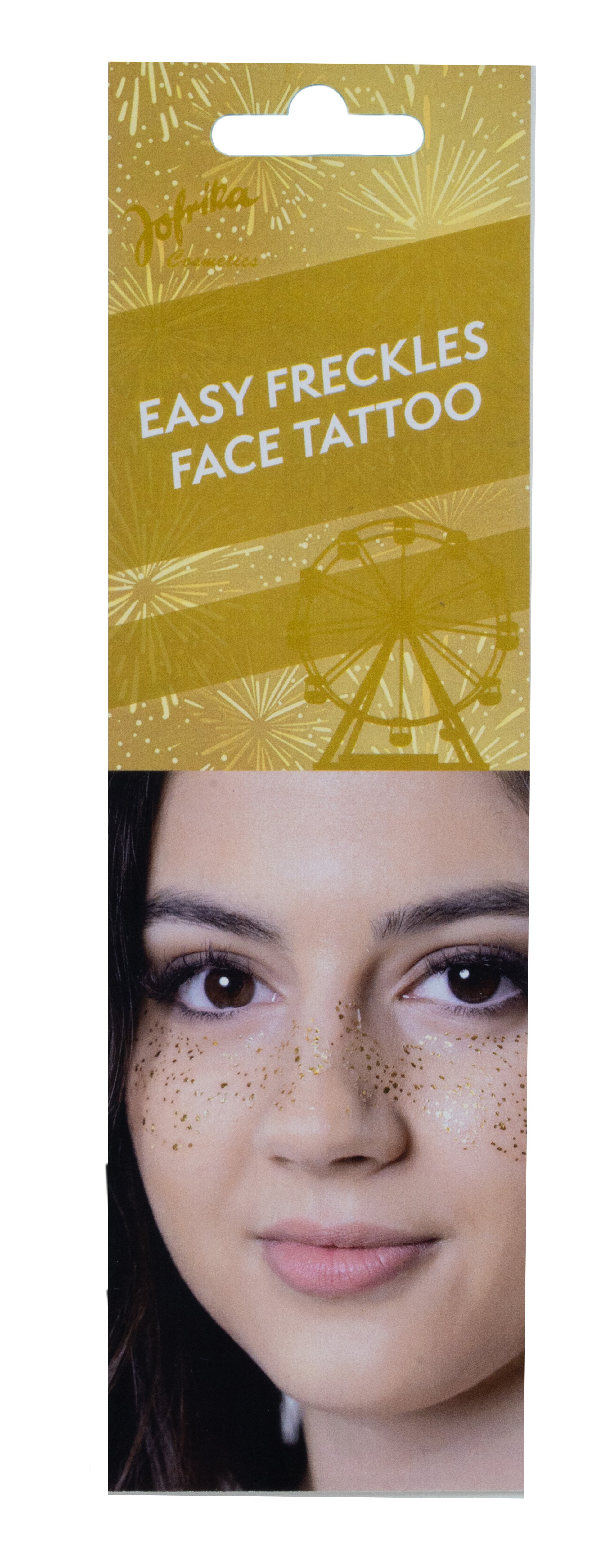 Easy Freckles - Face Tattoo, Splash gold