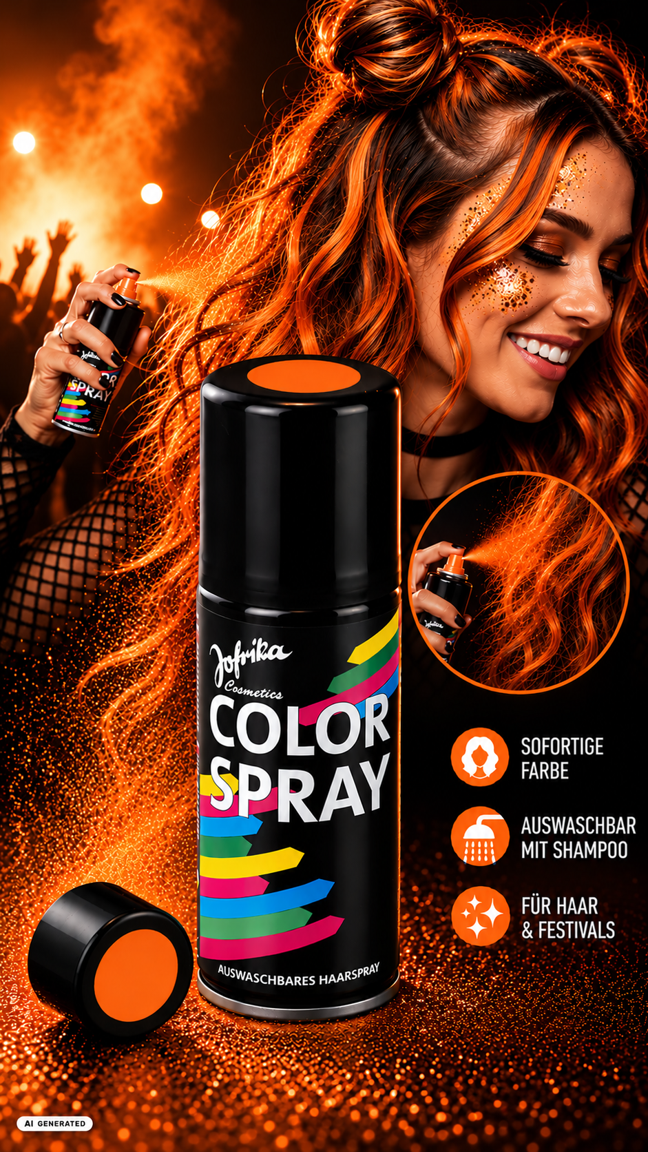 Color Spray orange