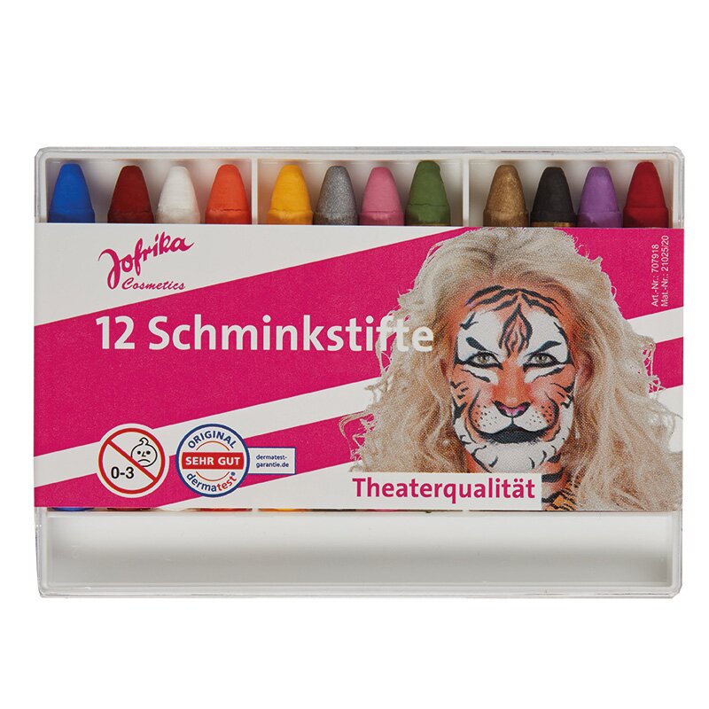 12 Schminkstifte