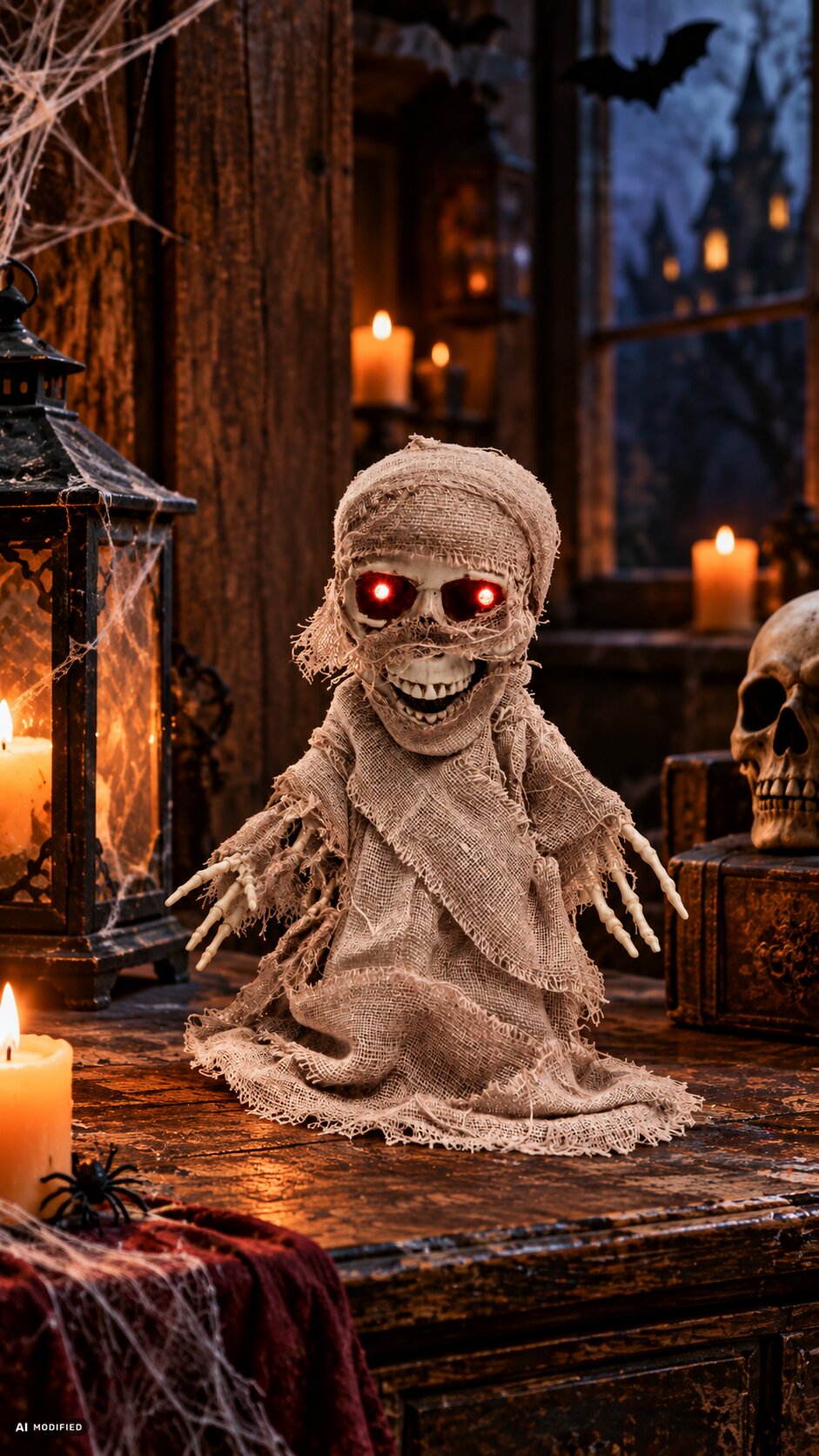 Animatronics Mumie mit Bewegung  Licht und Sound 6290924