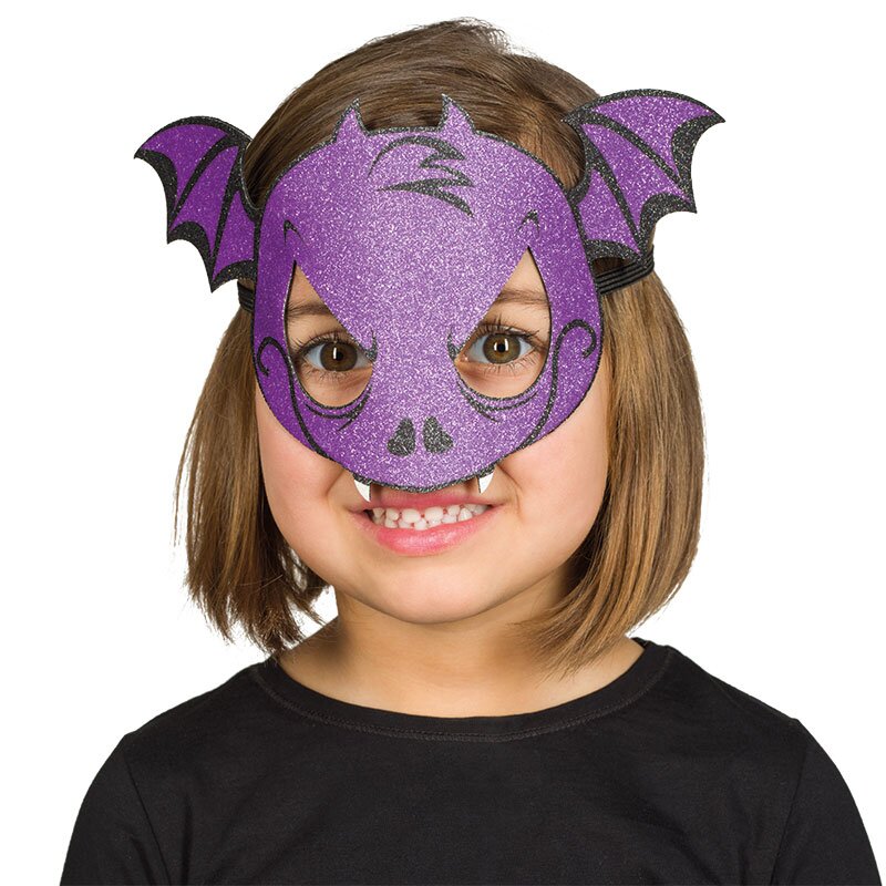 Bat glitter mask, child