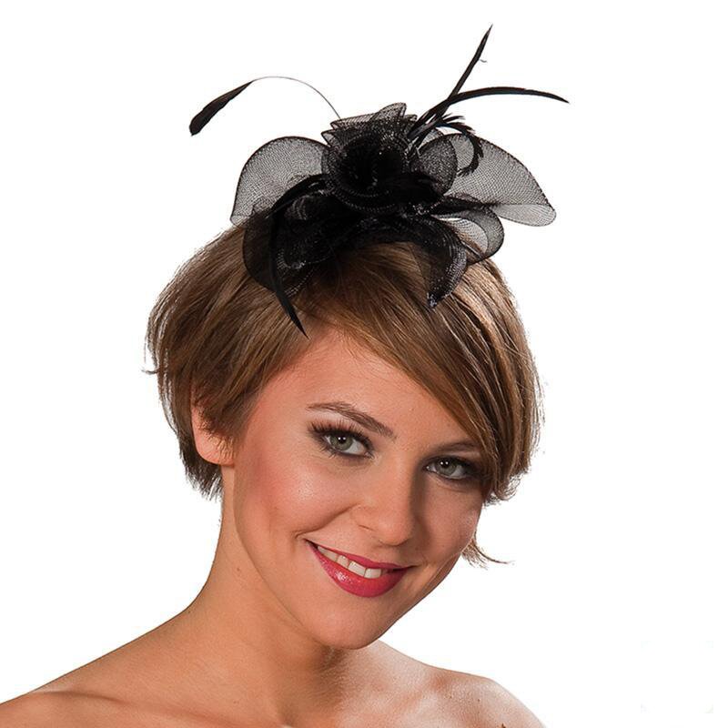 Headband with tulle flower