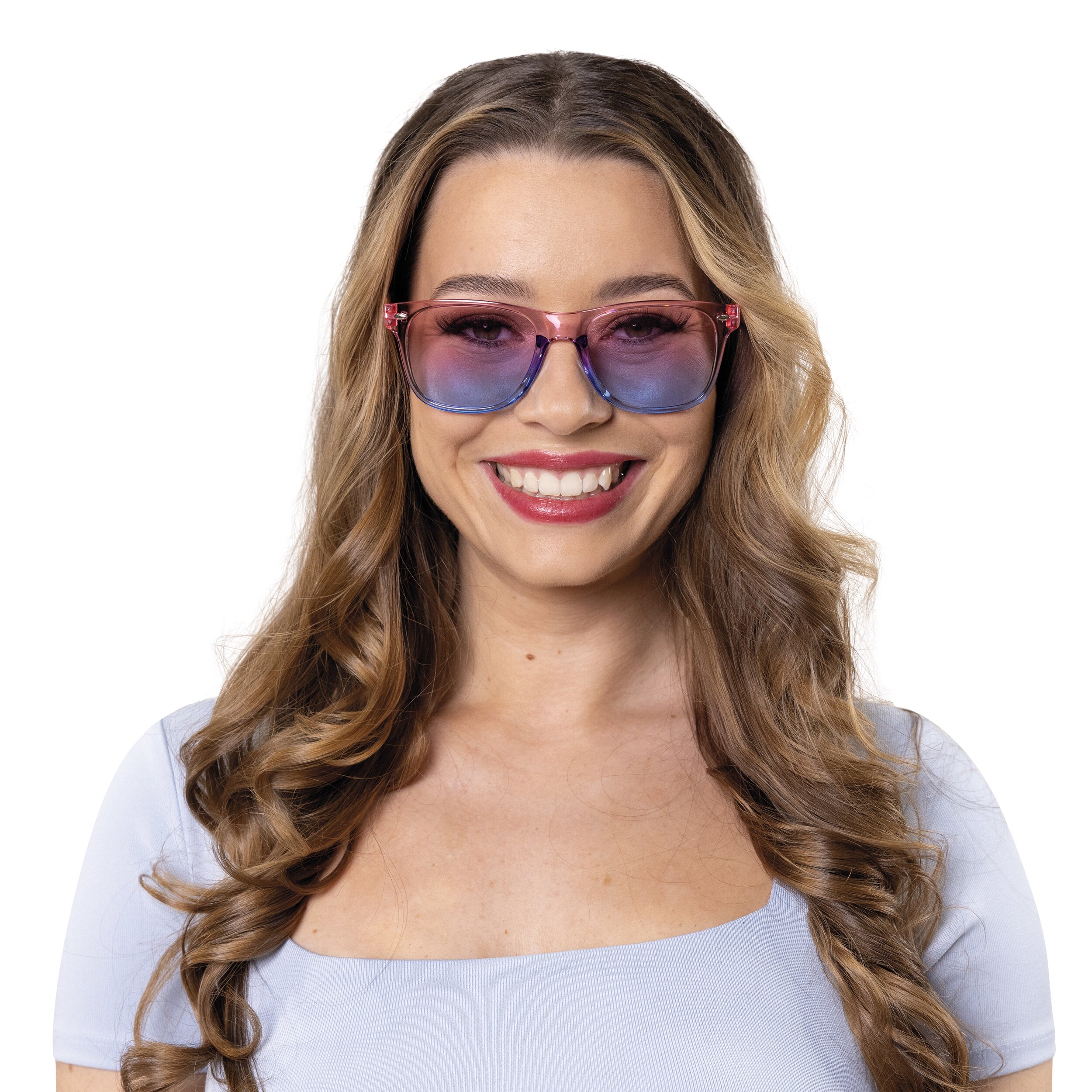 Festival Brille pink/blau