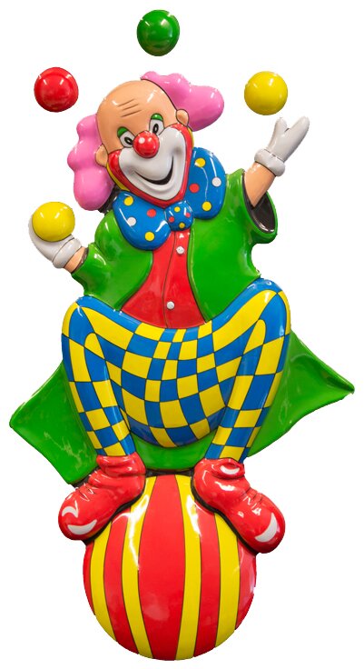 Clowndeko Jongleur