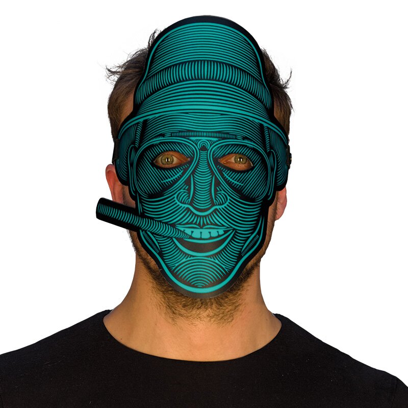 Gangster Maske LED
