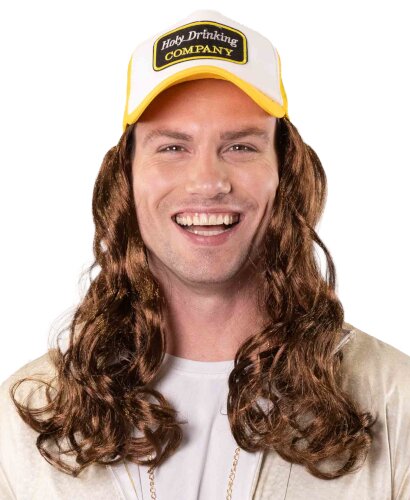 Trucker Cap mit langen Haaren