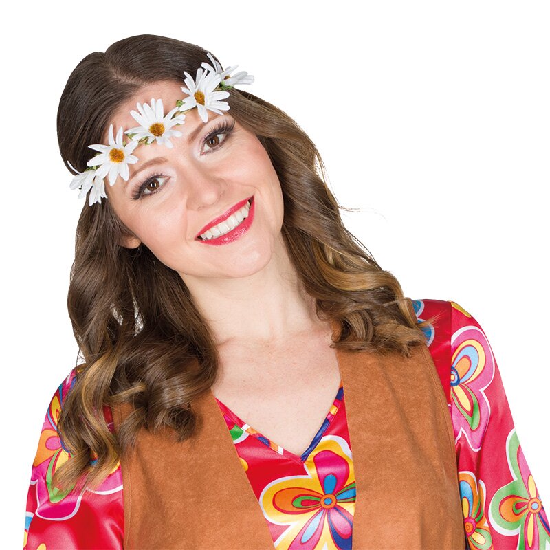 Hippie flower headband