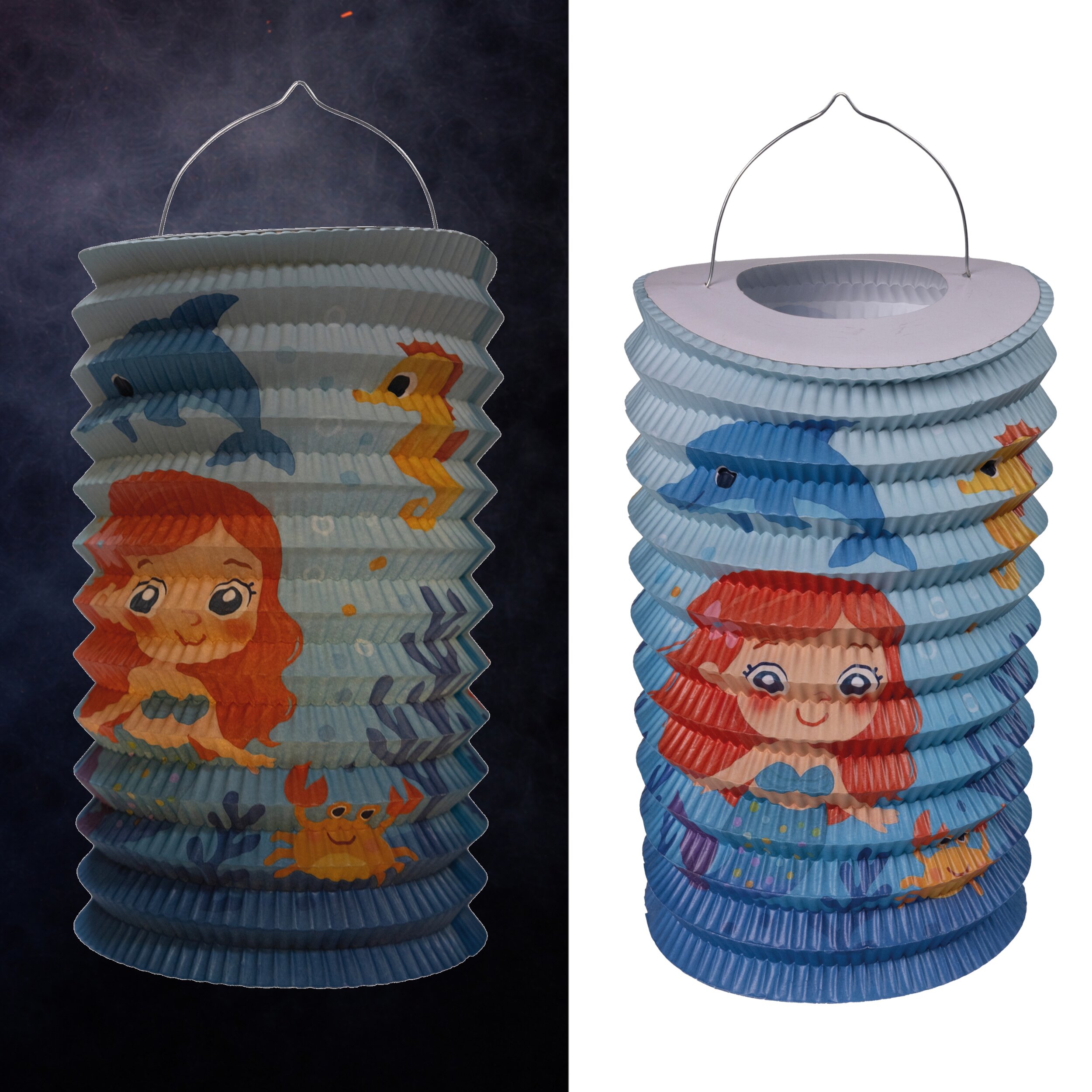 Meerjungfrau Laterne,  28 cm hoch