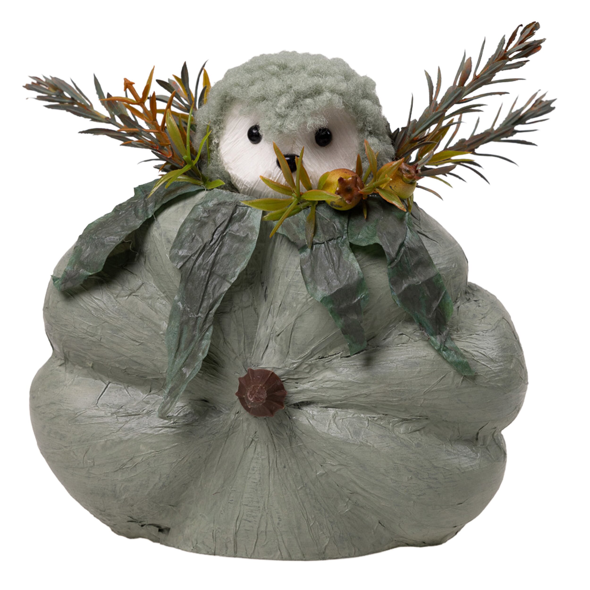 Kürbis mit Igel