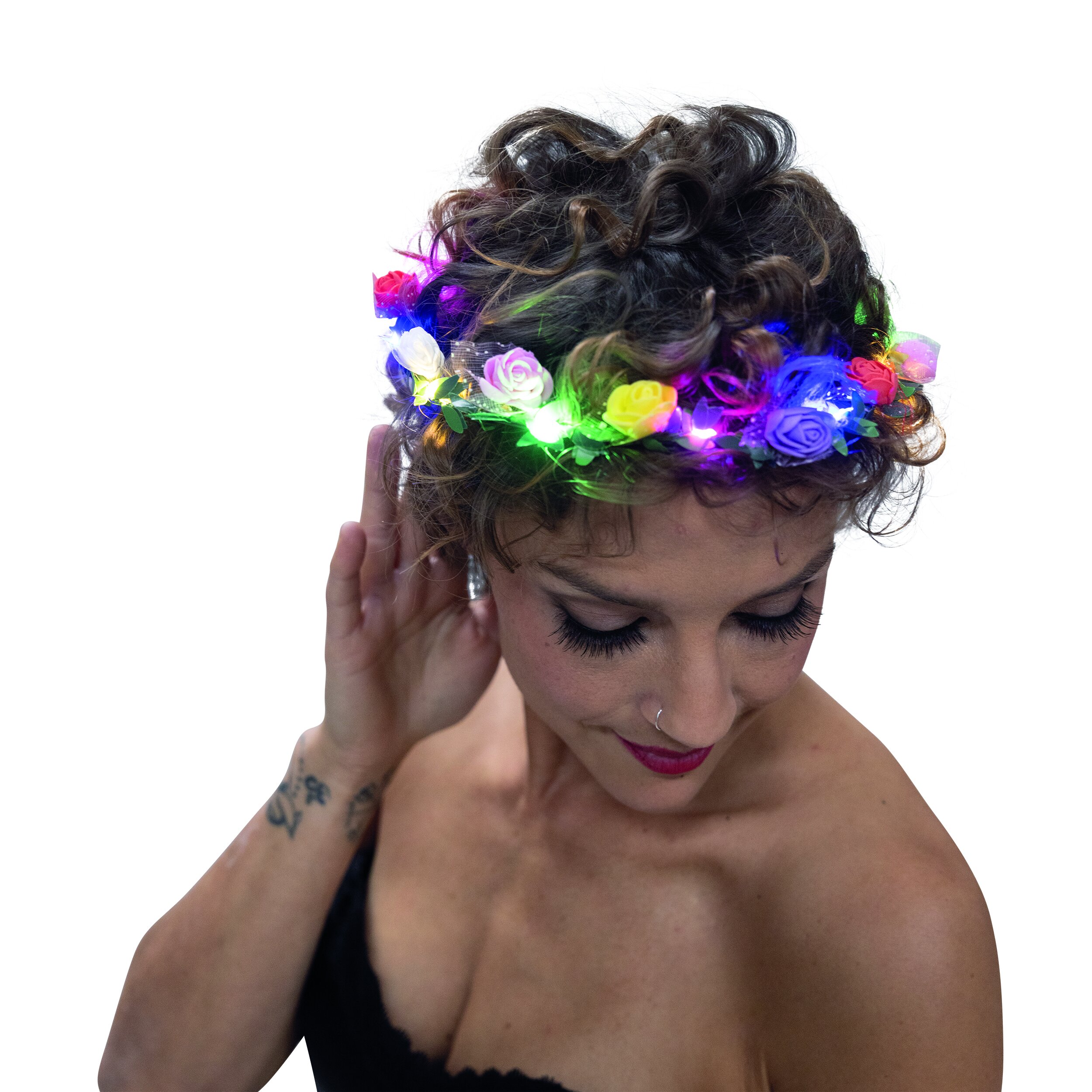 Blumenkranz LED inkl. Batterien