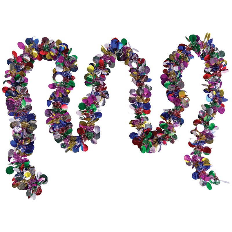 Metali garland, multicolored, approx. 180 cm