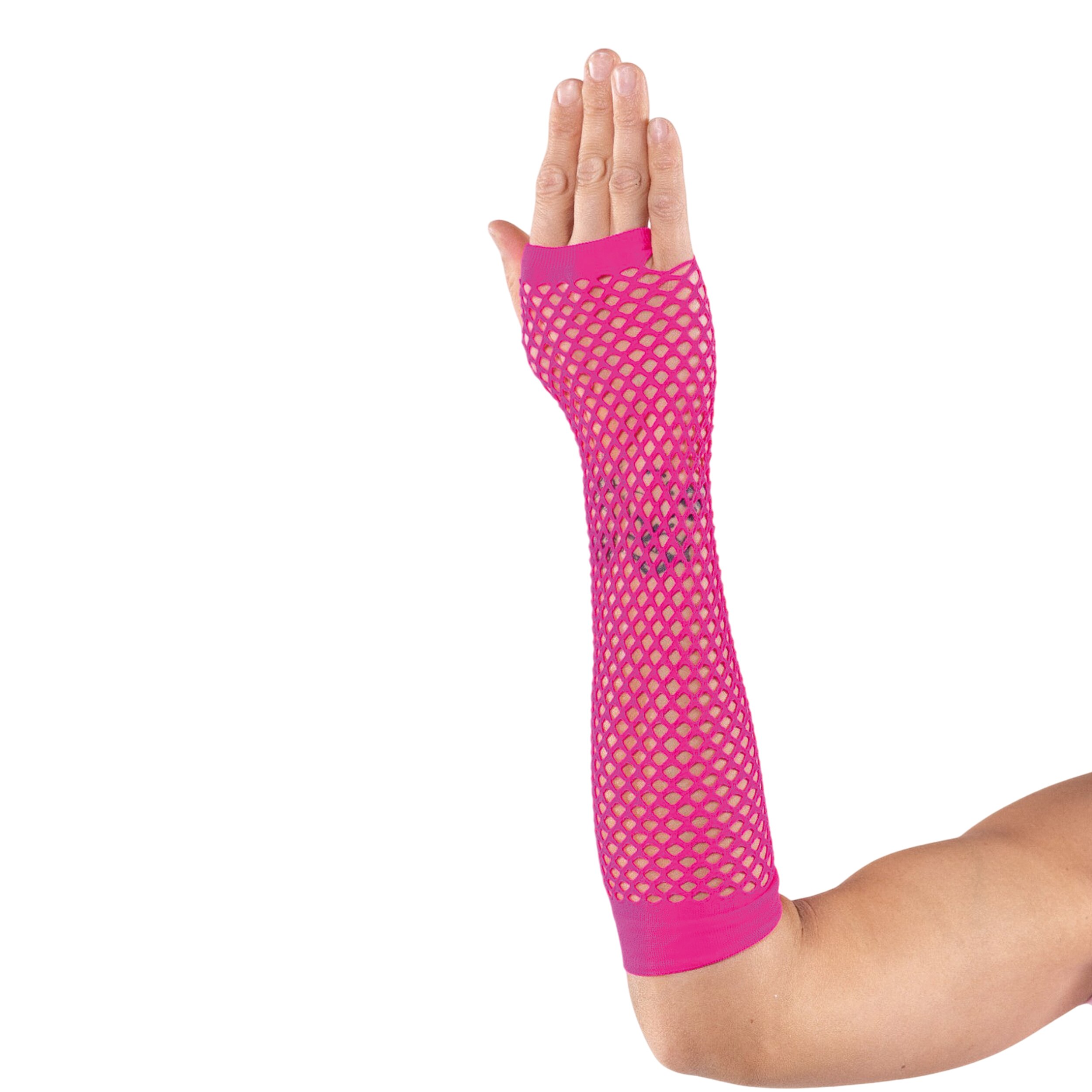 Netzhandschuhe neon/pink