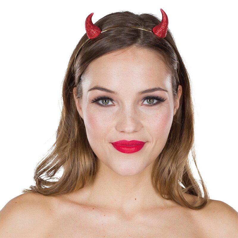 Teufel Glitzer Haarreif