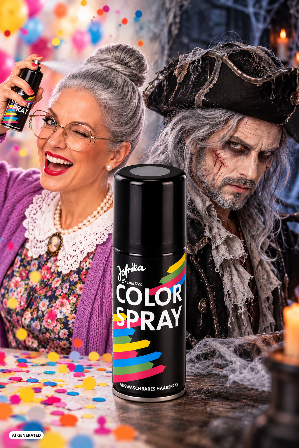 Color Spray grau