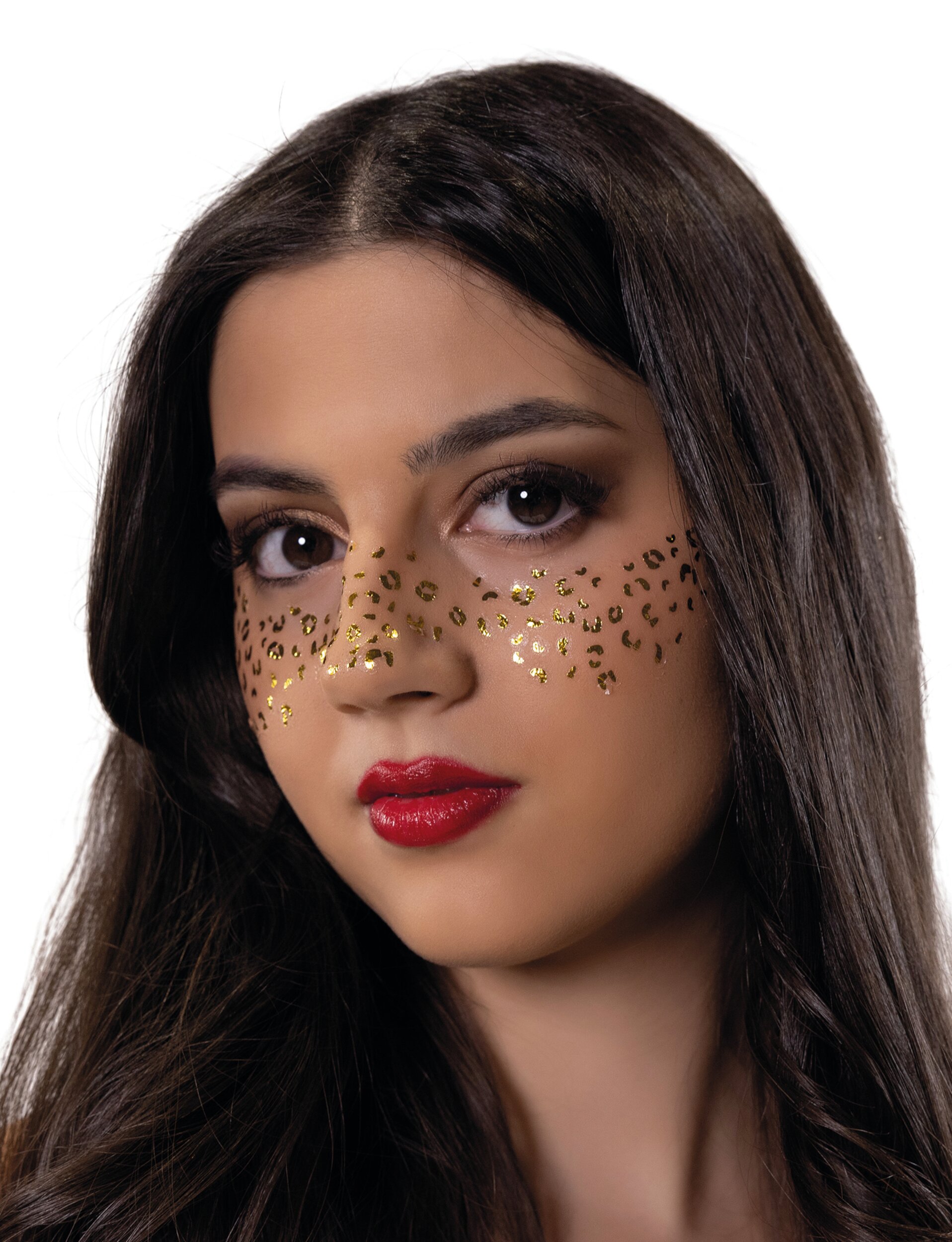 Easy Freckles - Face Tattoo, Leopard gold