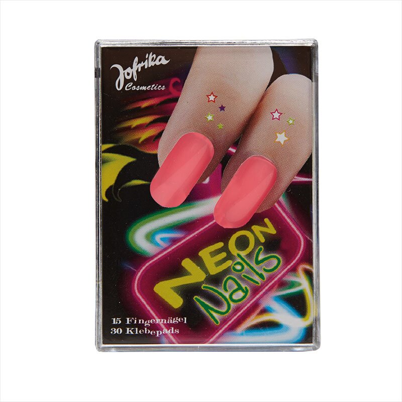 Neon Fingernägel pink 