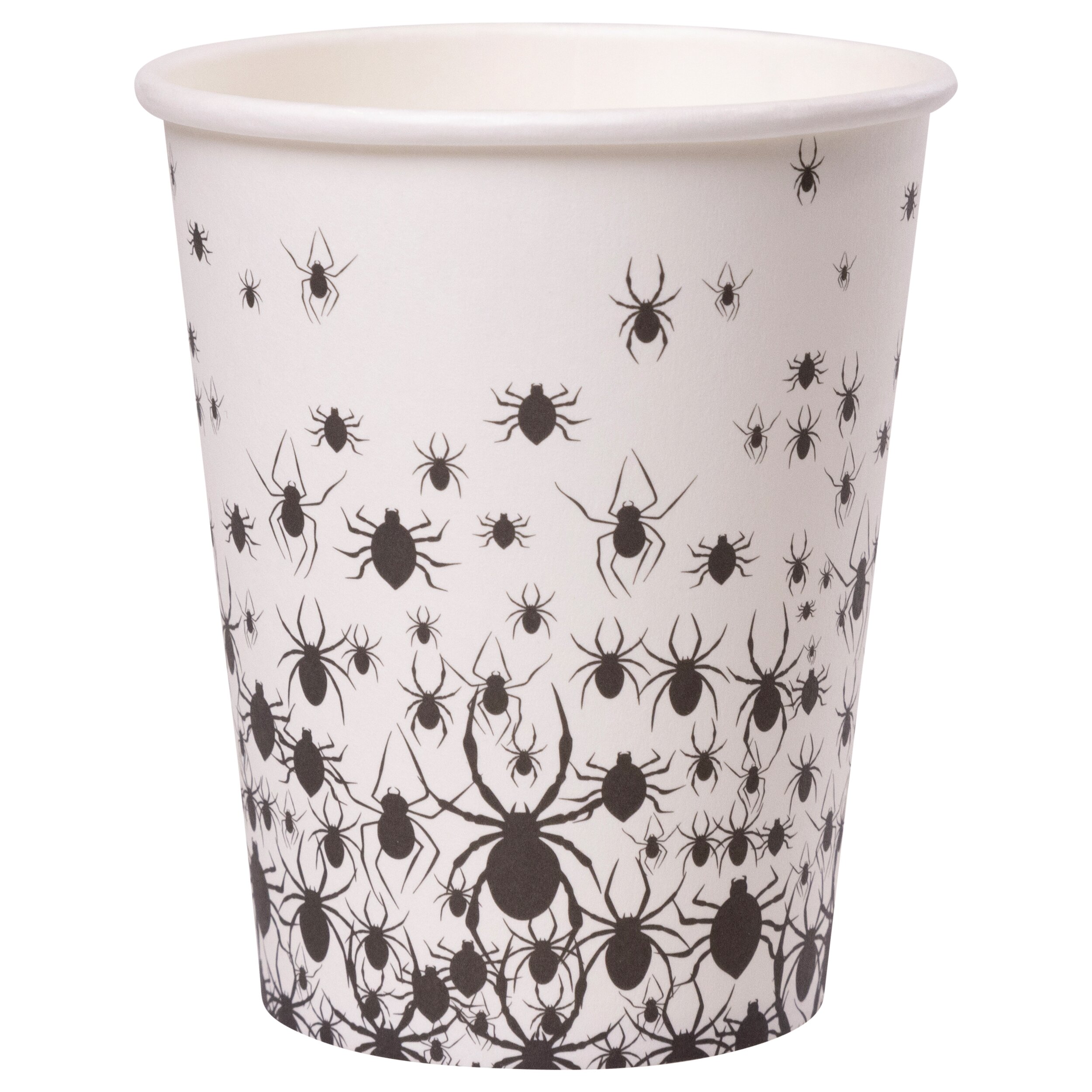 Pappbecher Spinnen 6tlg., ca.266 ml