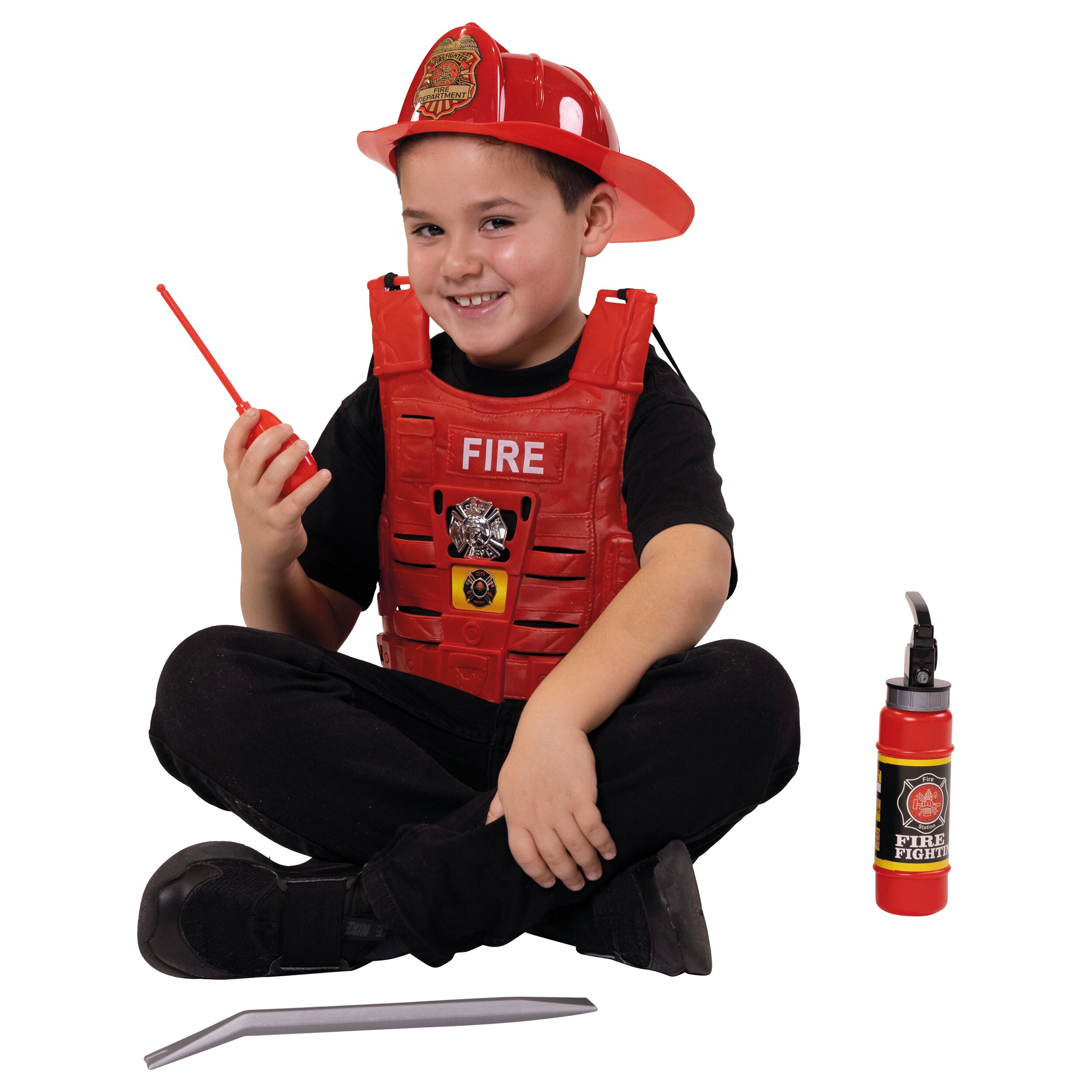 Fire brigade set, 6 pieces