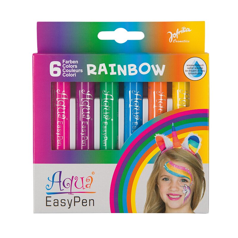 Aqua Easy Pen Box Rainbow
