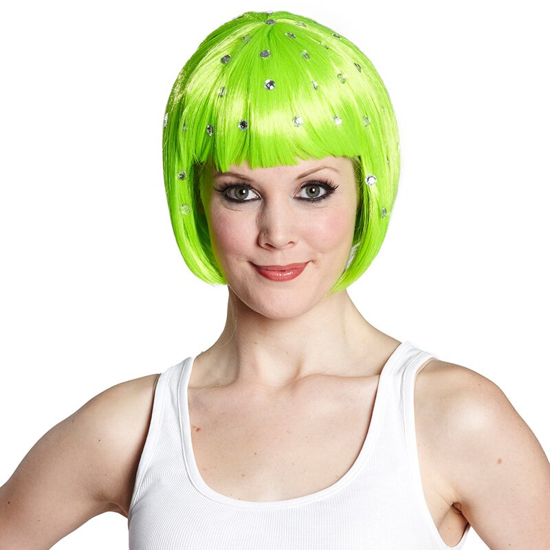 Diamond Trixy wig neon-green